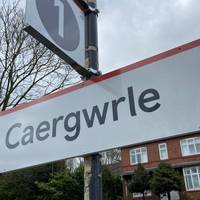 Welcome to Caergwrle Station. This station is on the Transport for Wales railway line between Wrexham Central and Bidston.
