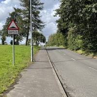 Carry on up Arbuckle Road keeping Stanrigg Park on the left. Pop into here and check out the boulders on your way back down.