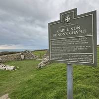 Stop at St Non’s chapel to see where St David was born