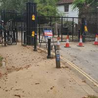 Starting at Ham Gate and moving anti-clockwise around the park on the Tamsin Trail. There are 4 other vehicle access gates.