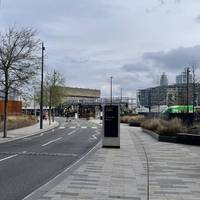 After the playground, turn right onto Circus Road and use the zebra crossing to continue onto the other side.