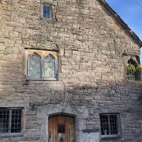 We parked in the pub car park which makes sense if you’re stopping for lunch; opposite a 14th Century house that has many stories to tell