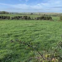 This section is filled with gorgeous views and your first view to enjoy is across the fields to the left.