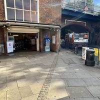 Turn left out of Gospel Oak station and walk under two railway bridges.