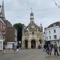 This large ornate building is known as the Chichester Cross. It stands at the intersection of four principle streets and is Grade 1 listed.