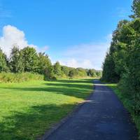 Continue to follow the footpath alongside the river Tyne.