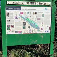 Walk past Anston Cricket Club to start, off Ryton Road. The club should be on your left as you follow the path and then behind you.