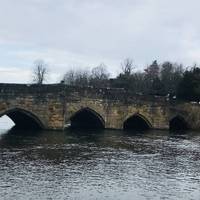 The medieval bridge, with it’s five pointed arches, is one of the oldest bridges in the country - it’s been here for over 7 centuries.