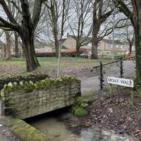 With Fairwater on your right head along the Moat Walk