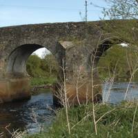 Our walk starts at the bridge in Ardstraw. You should be able to park at the supermarket/petrol station.