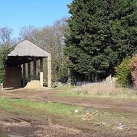 Look out for the barn and crossing of the Hertfordshire Way. 0.7 miles