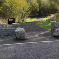 At the brow of the hill you will see the first entrance to Milton Tileworks Local Nature Reserve on your left. Pass this one.