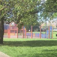 Back to Clarendon Road.. Entrance to Manley Park is just after the bench.