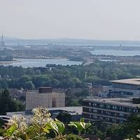 You will have excellent views over Portsmouth, including the Spinnaker Tower, towards the Isle of Wight.