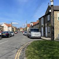 Turn towards the Black Horse pub, and set off north up Chapel Lane into North Street.