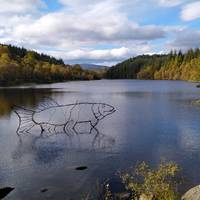 Turn right along the path and you’ll reach these gorgeous views across Lochan Spling