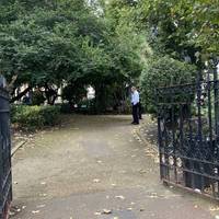 Enter the Victoria Embankment Gardens