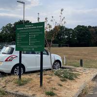 Parking at Rowlands Castle Recreation Ground is free and convenient. We started our walk there.