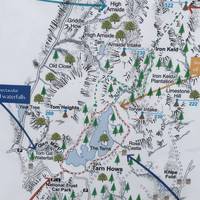 You can find a map of Tarn Hows and the surrounding area at the start of this walk