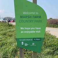 Your walk starts here at Marsh Farm Country Park. It’s a 300-acre country park adjacent to the River Crouch.