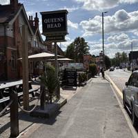 Start at the Queens Head pub. R1, R5, R11 buses serve the stop and are easy to get from Orpington and Chelsfield stations. 358 stops nearby.
