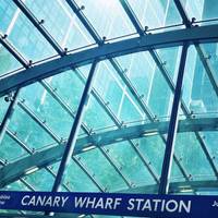 Start at the stunning Normam Foster designed Canary Wharf Jubilee Line Station. Used as an Imperial Base set for Star Wars Rogue One .