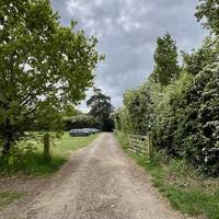 Your walk starts at the beautiful All Saints Church, Little Cornard (CO10 0PE). Open the wooden gate and park for free in the car park.
