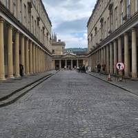 Bath Street was used for several street scenes. The Duke rode along here on horseback in the very first episode.