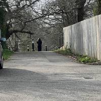 Facing the main road, turn right and walk along Harborne Lane. After no 187, turn right onto the path toward Selly Oak Park.