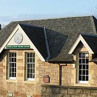 We parked at the Water of Leith Visitor Centre. Walk up the hill on Craiglochart ave, where you could visit Craiglochart Castle...