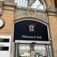 This walk starts at York train station which is well served by trains and buses from all over the UK.