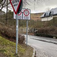 When you leave the car park turn a left at the Give Way sign.