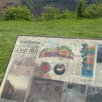 Here you can find out some information about the formation of Croft Hill and see into the working quarry!