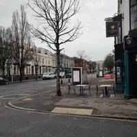 Follow Duke Street as it bears left and then turn right onto Walter Road Crossing over to it's north side.