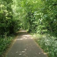 Continue down the Alban Way.  The Green ring made mostly of shared pathways with cyclists so be aware.