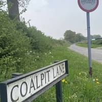 Then right onto Coalpit Lane.