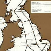 This formed part of a national network [Diagram of strategic microwave network from ‘The Post Office Tower’ (GPO, 1965)]