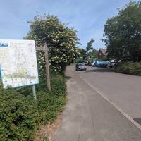 Turn left at the Station Theatre (if open you can use the cafe and facilities)