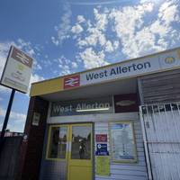 This linear walk starts at West Allerton Station on Booker Avenue. With your back to the station, turn right.