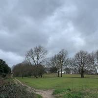 You‘ve made it! This is Hilly Fields. Follow the path up to the left.