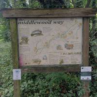 The wide and level path is called the Middlewood Way. It used to be a train line.