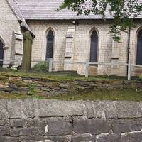 Leave the pub car park and keep right passed the church, Birtle Church woods and across the road junction