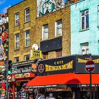 Camden Market -- Today, visitors and locals gather here to hunt for treasures.👁