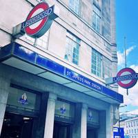 Start at St James’s Park Tube Station. It’s a Grade 1 Listest Charles Holden masterpiece. Stop to admire the architecture.