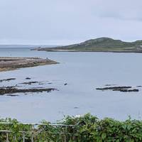 You can see Ireland's eye from the road - a now uninhabited island a little way from Howth port