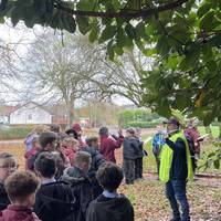 A walk through Jock’s Burn with Primary 6 pupils from St. Athanasius Primary School, Carluke