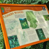 Go into Combs wood and continue forward