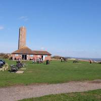 This circular route starts at the Naze Tower. There is ample parking, a gift shop, cafe and facilities here.
