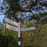 At the pheasant inn, take the road signposted for Wythop mill.