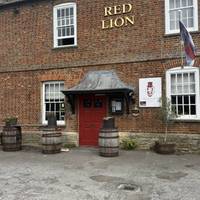 Start from the Red Lion on The Street, it opens at 12 so closed in the morning. The beer garden runs down to the river.